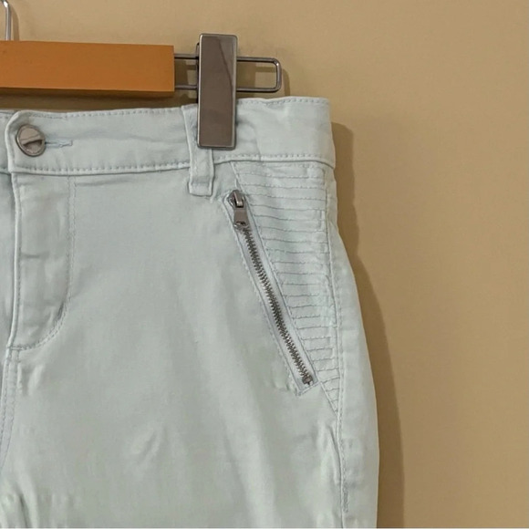 Dynamite| Light Mint Green  Kate Cotton Skinny Denim Pants Size 28 - Picture 1 of 7